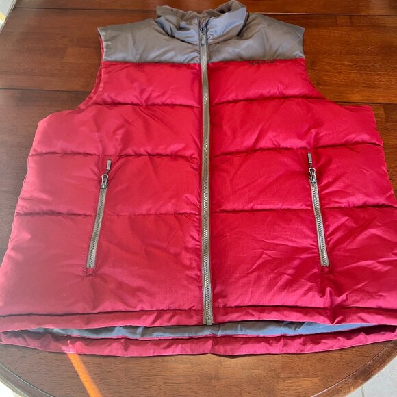 Orvis Mens XL Full Zip Ripstop Quilted Puffer Vest Utility...